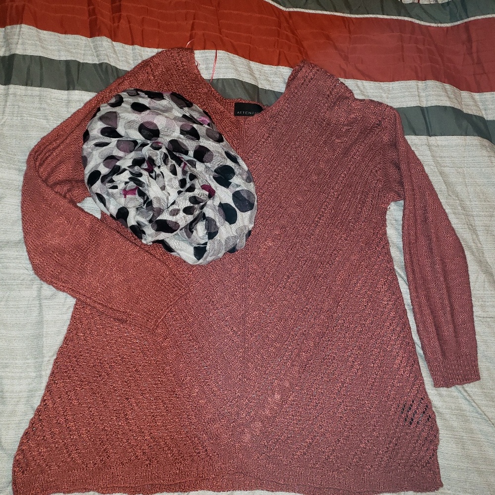 Beautiful plus size crochet knit sweater